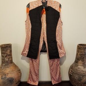 Ashley Stuart Sport Vest (14/16) & Leggings (18/20